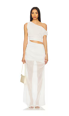 SNDYS Kilee Maxi Dress in Off White from Revolve.com | Revolve Clothing (Global)