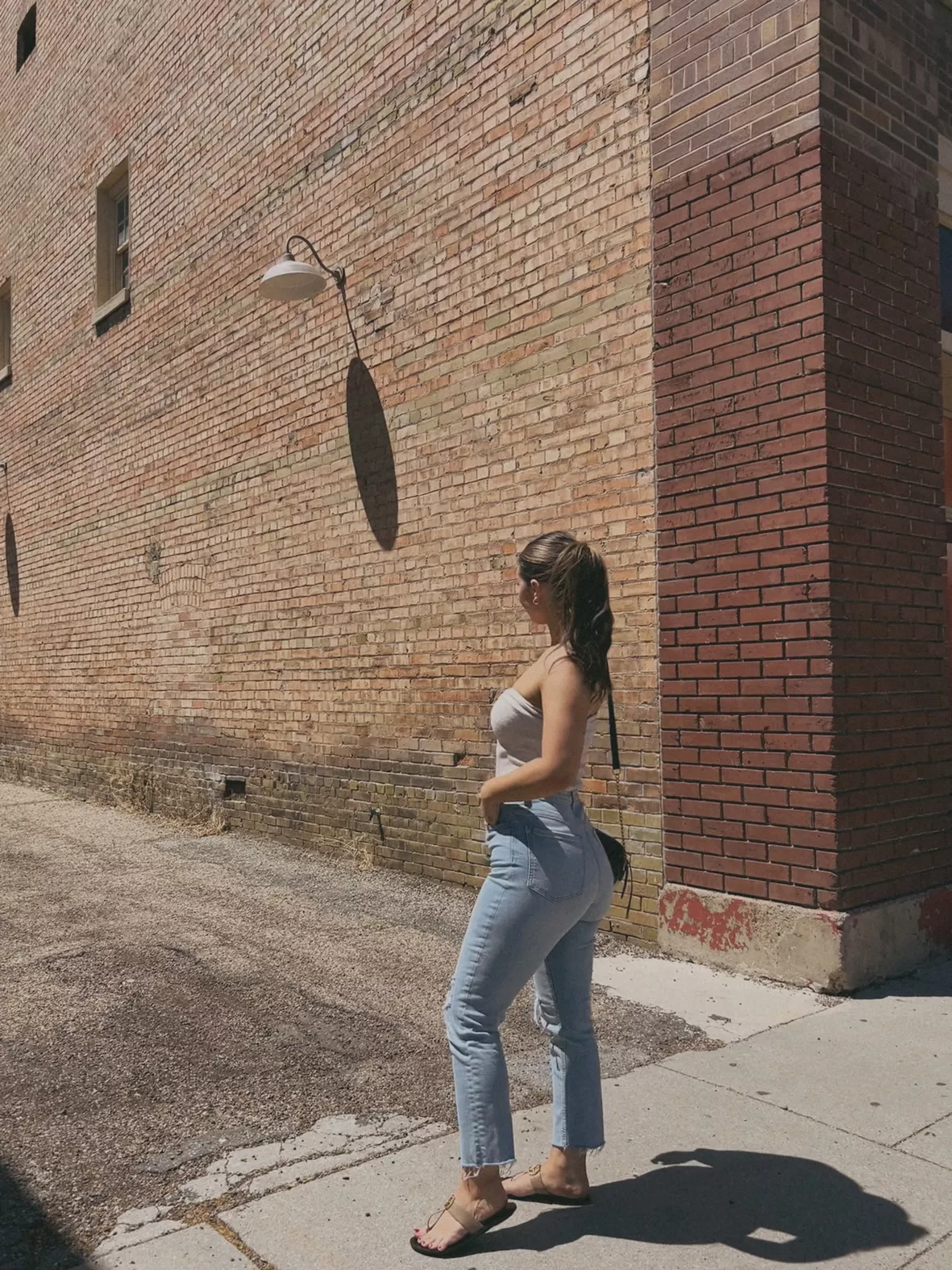 Curvy Super High Waisted Ripped Mom Jeans