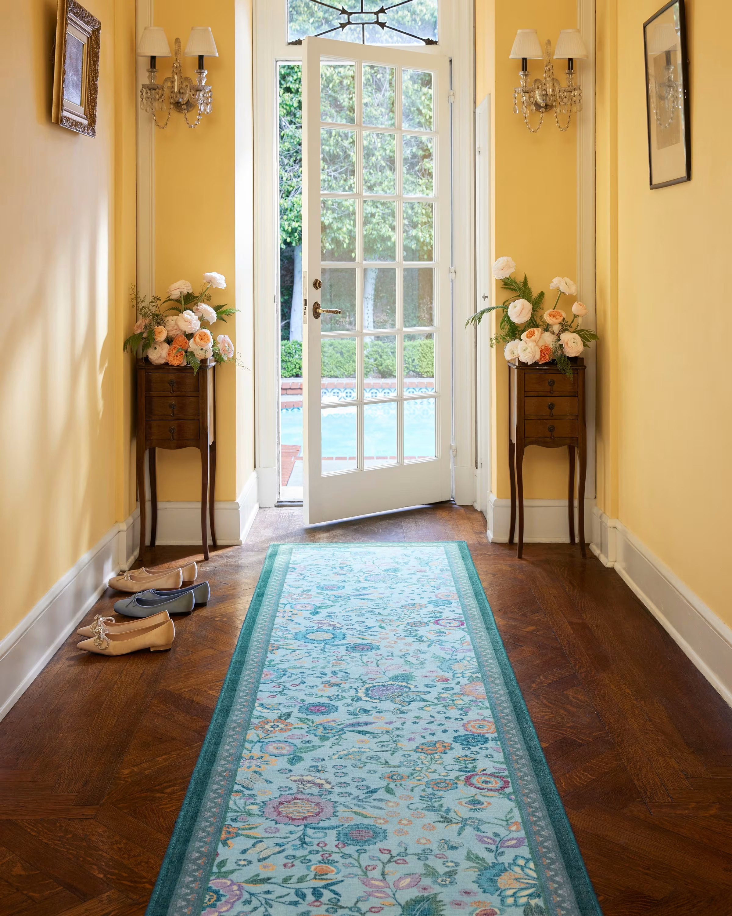 Bridgerton Royal Garden Multicolor Rug | Ruggable