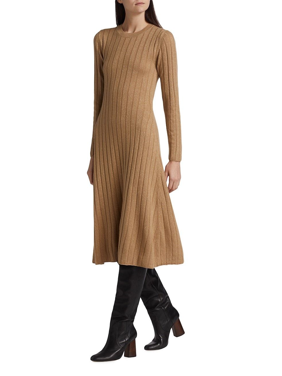 COLLECTION Shine Metallic Sweaterdress | Saks Fifth Avenue
