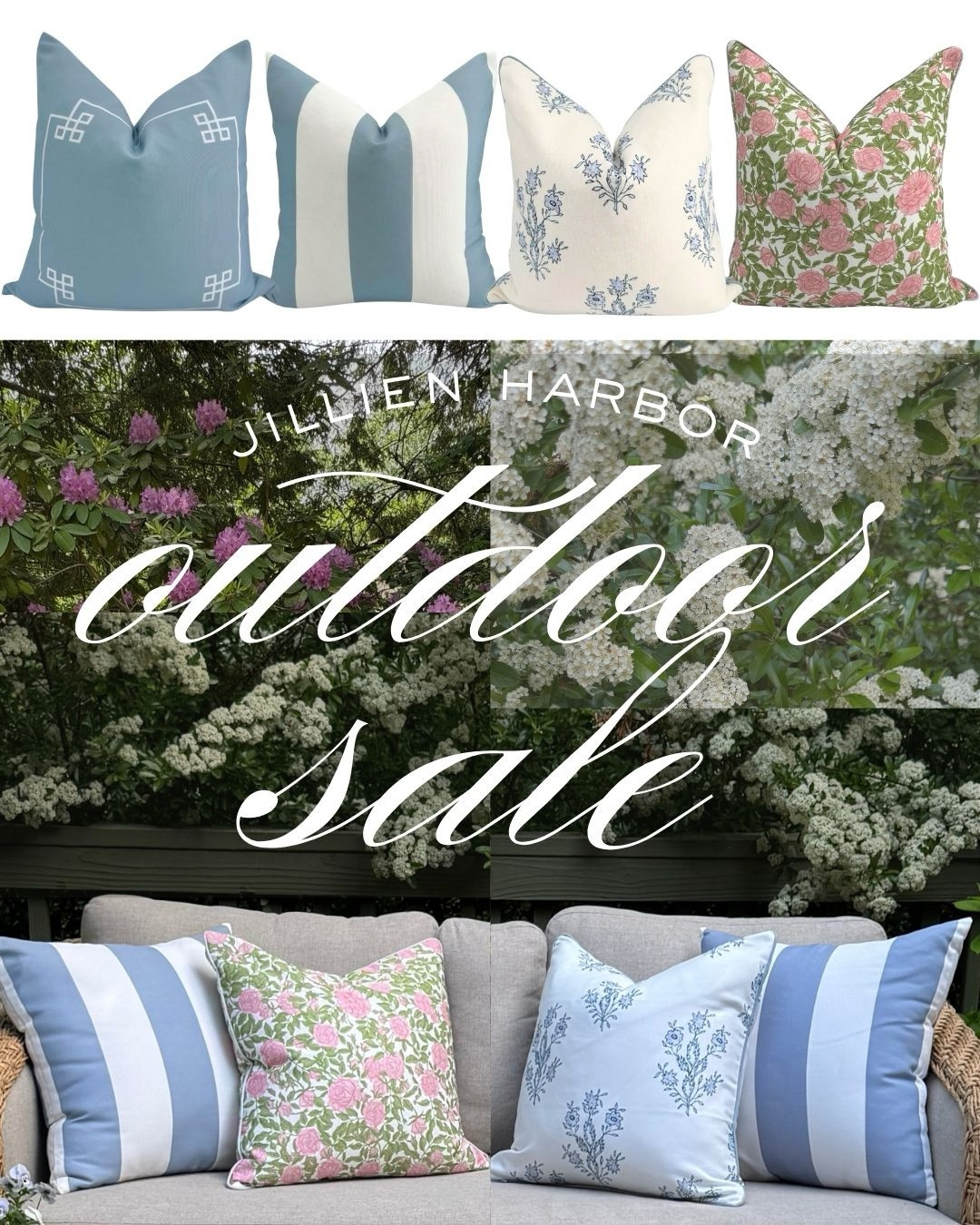 Shop the Jillien Harbor Memorial Day Sale this weekend and stock up on new outdoor pillow covers and pillows for indoors, too!  #classichome #jillienharbor #smallbusiness

#LTKFindsUnder50 #LTKHome #LTKSaleAlert