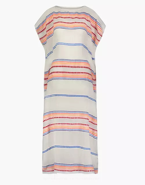 lemlem™ Hiwot Classic Open-Neck Caftan | Madewell