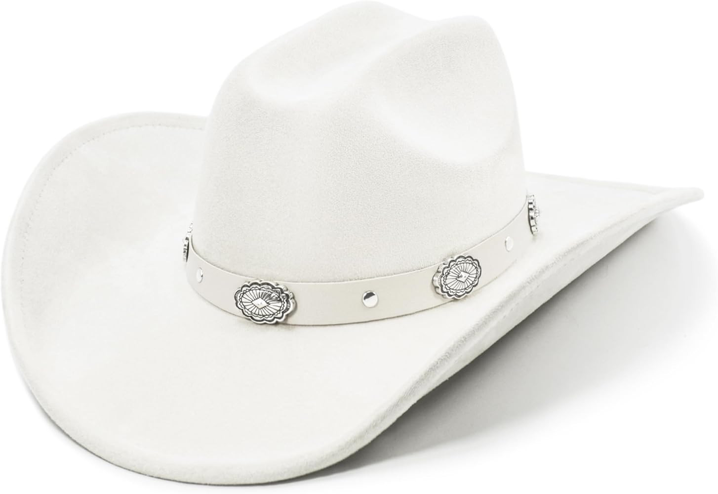 Cowboy Hat for Women and Men with Shapeable Wide Brim - Felt Cattleman Western Hats for Cowboys a... | Amazon (US)