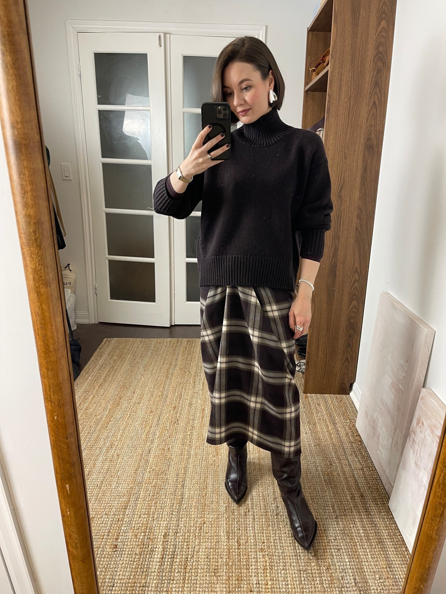 I would the perfect brown chunky knit (xs) and it goes perfectly with this plaid skirt (2)

#LTKStyleTip #LTKWorkwear #LTKSeasonal