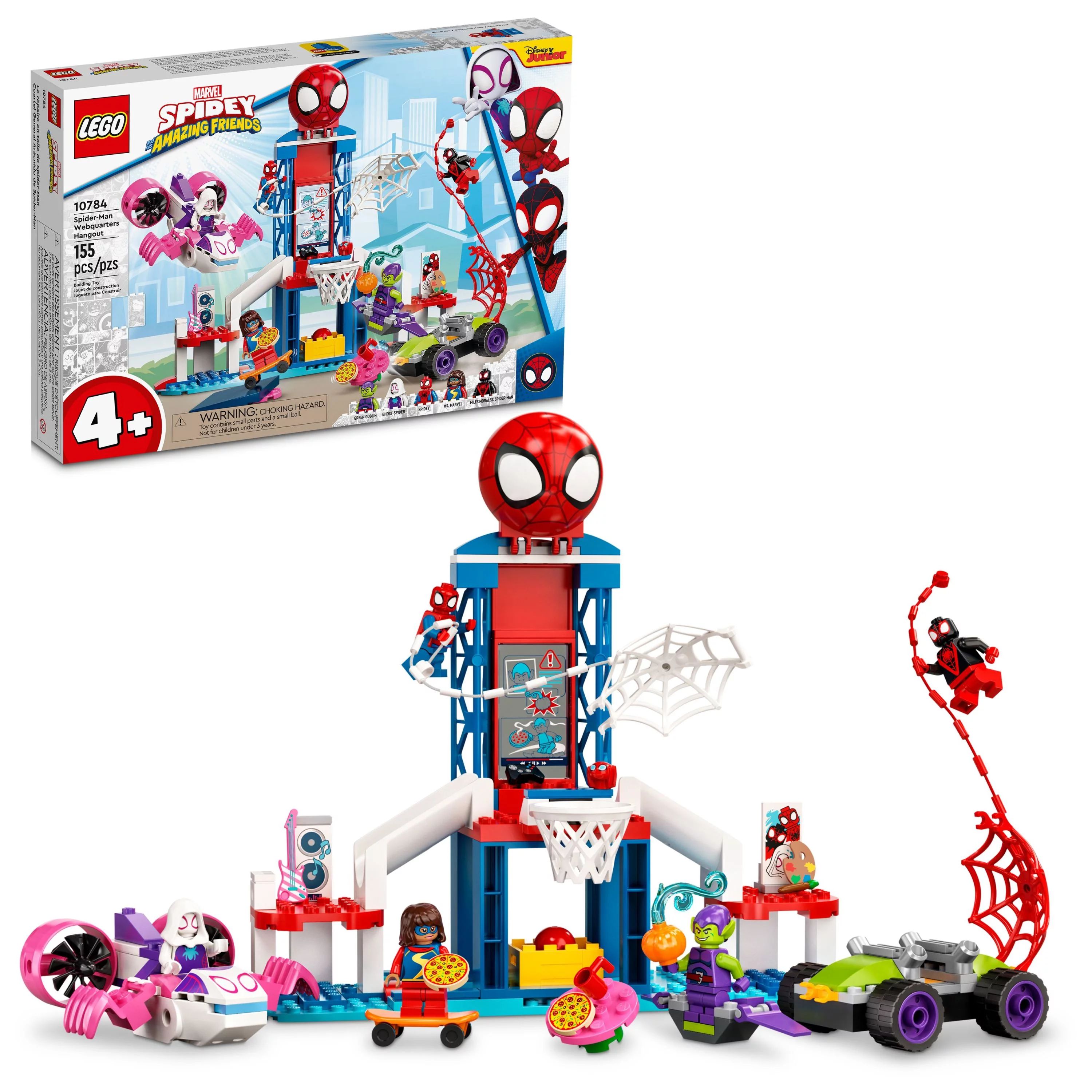 LEGO Marvel Spidey And His Amazing Friends Spider-Man Webquarters Hangout 10784 Building Kit for ... | Walmart (US)