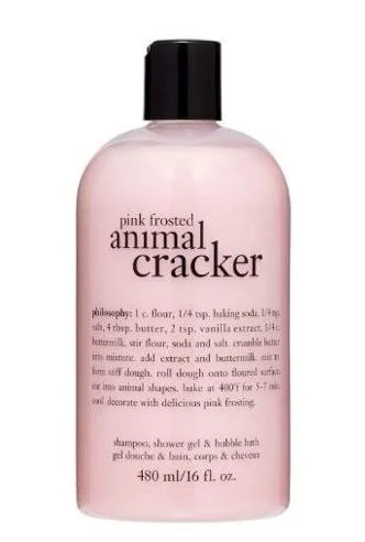 Philosophy Pink Frosted Animal Cracker Shampoo, Shower Gel & Bubble Bath, 16 Oz - Walmart.com | Walmart (US)