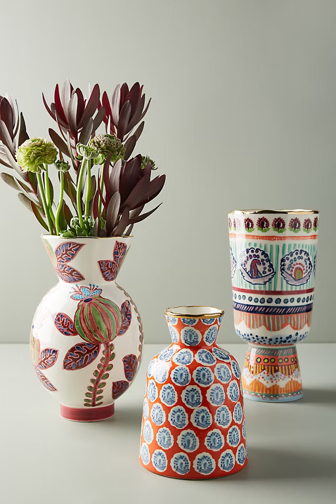 Painted Elza Vase | Anthropologie (US)
