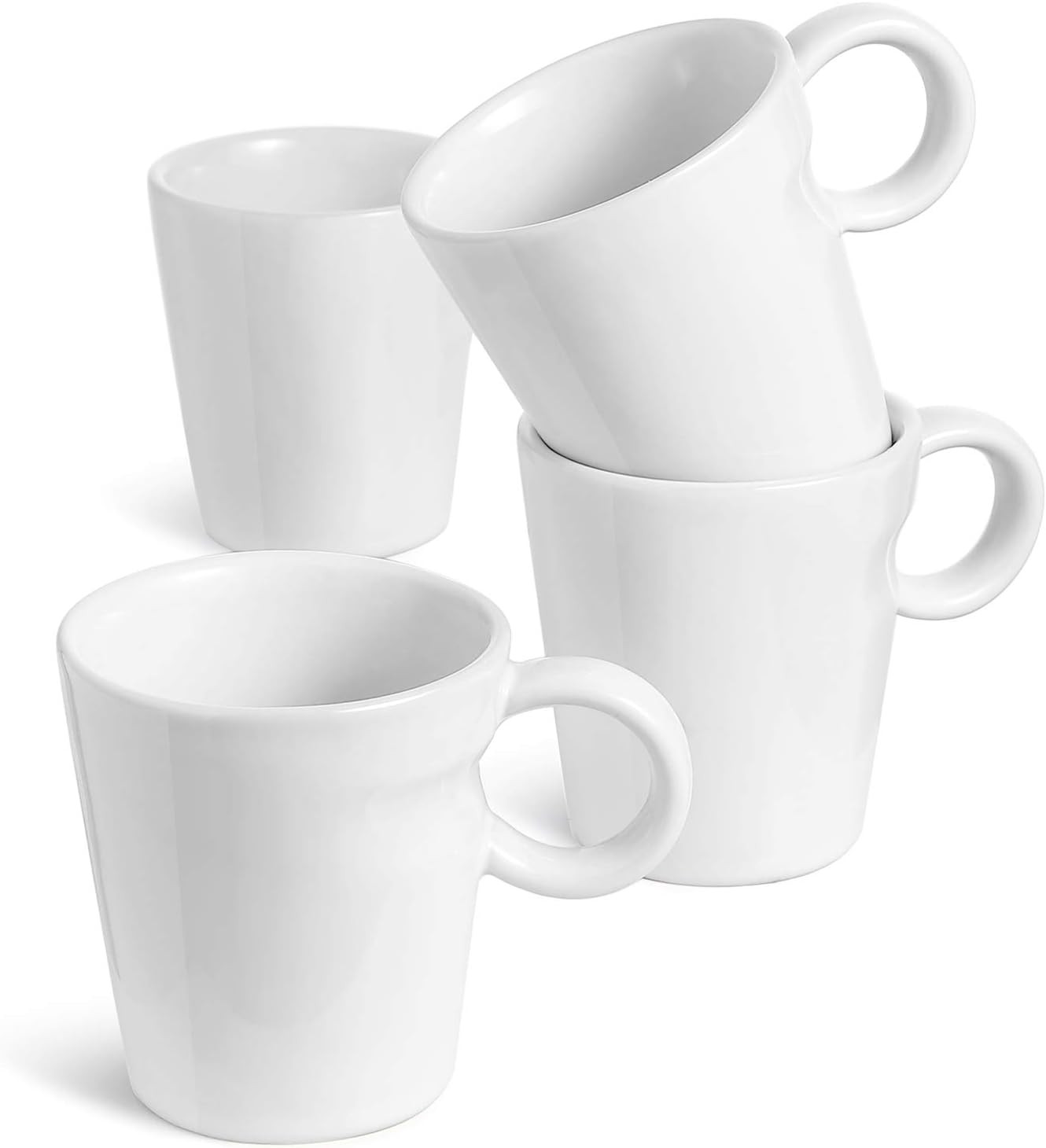LE TAUCI 5 Ounce Espresso Cups, Designed for Nespresso Lungo, Cappuccino, Tea, Ceramic Stackable ... | Amazon (US)