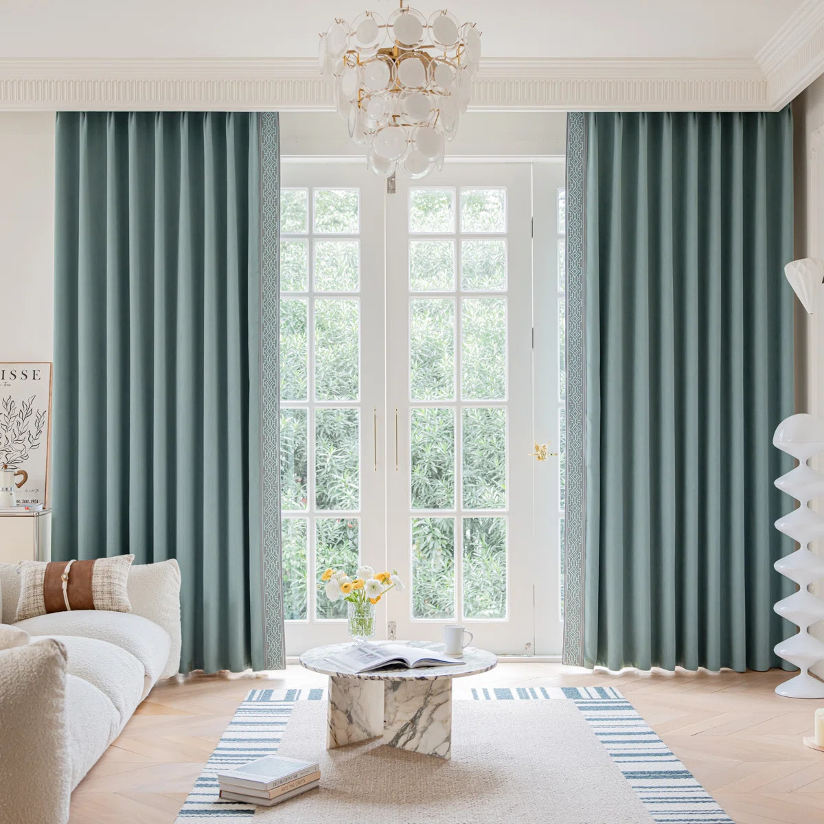 Annabelle Cotton Blend Blackout Curtain Panel Pair | Wayfair North America