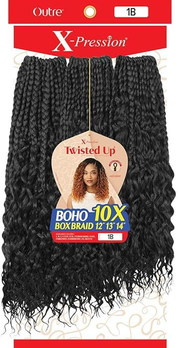Outre X-Pression Twisted Up - Boho Box Braid 12" 13" 14" 10X (CT/27) | Amazon (US)
