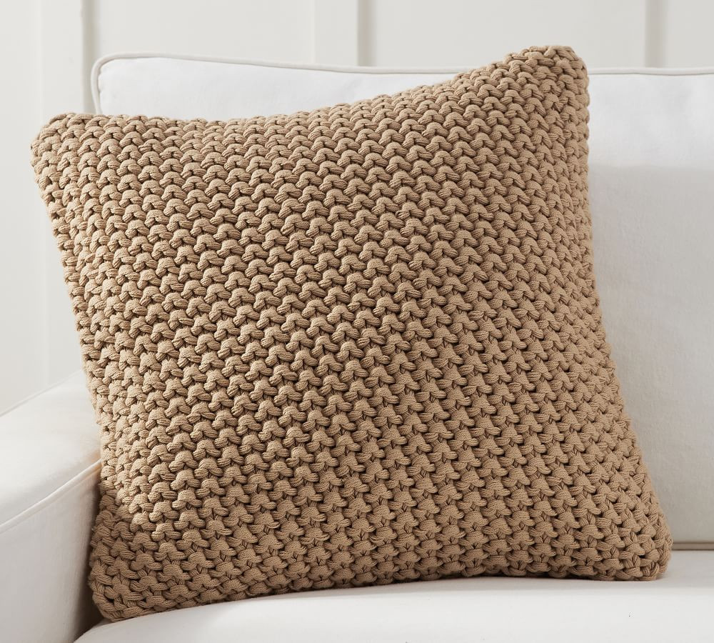Bayside Seedstitch Pillow Cover | Pottery Barn (US)