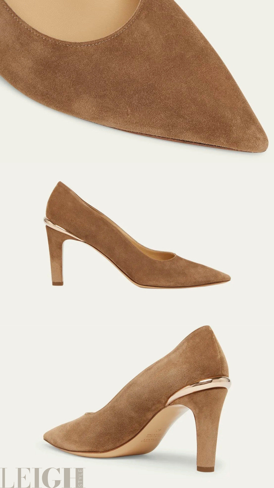 Timeless design meets modern refinement in these Gabriela Hearst suede pumps. Crafted in a warm caramel-brown hue, they feature a sleek pointed toe and a sculpted mid-height heel for a silhouette that feels both polished and wearable. 

 #LTKootd #LTKWorkwear #LTKTravel