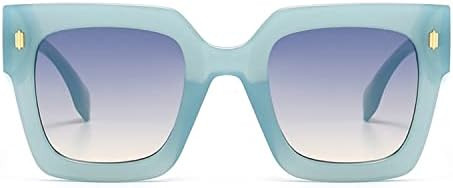 ADE WU Trendy Oversized Sunglasses Womens Ladies Designer Big Large Chunky Square Sun Glasses UV4... | Amazon (US)