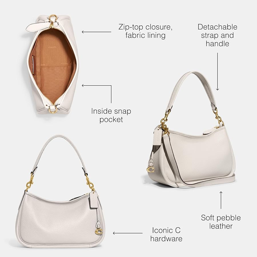 Coach Womens Soft Pebble Leather Cary Crossbody | Amazon (US)