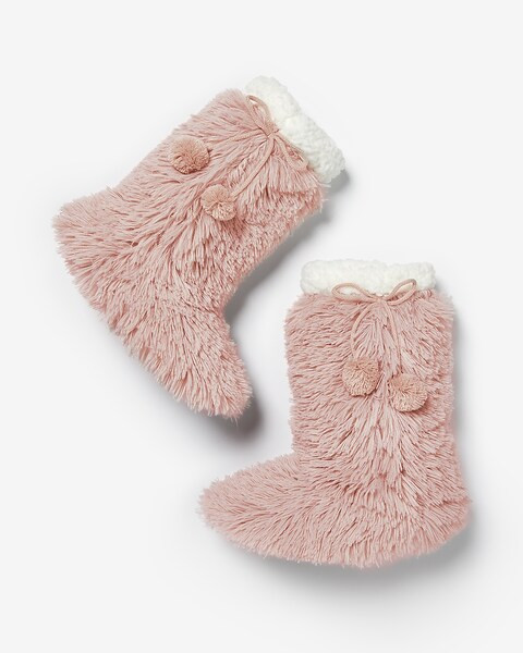 fluffy slipper socks | Express
