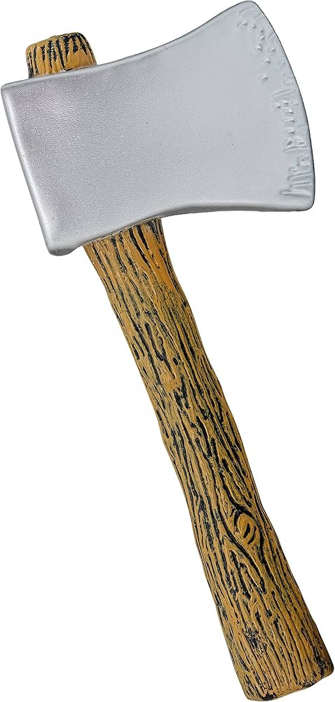 Skeleteen Realistic Hatchet Axe Toy - Wood Look Lumberjack Props Costume Accessories with Fake Ti... | Amazon (US)