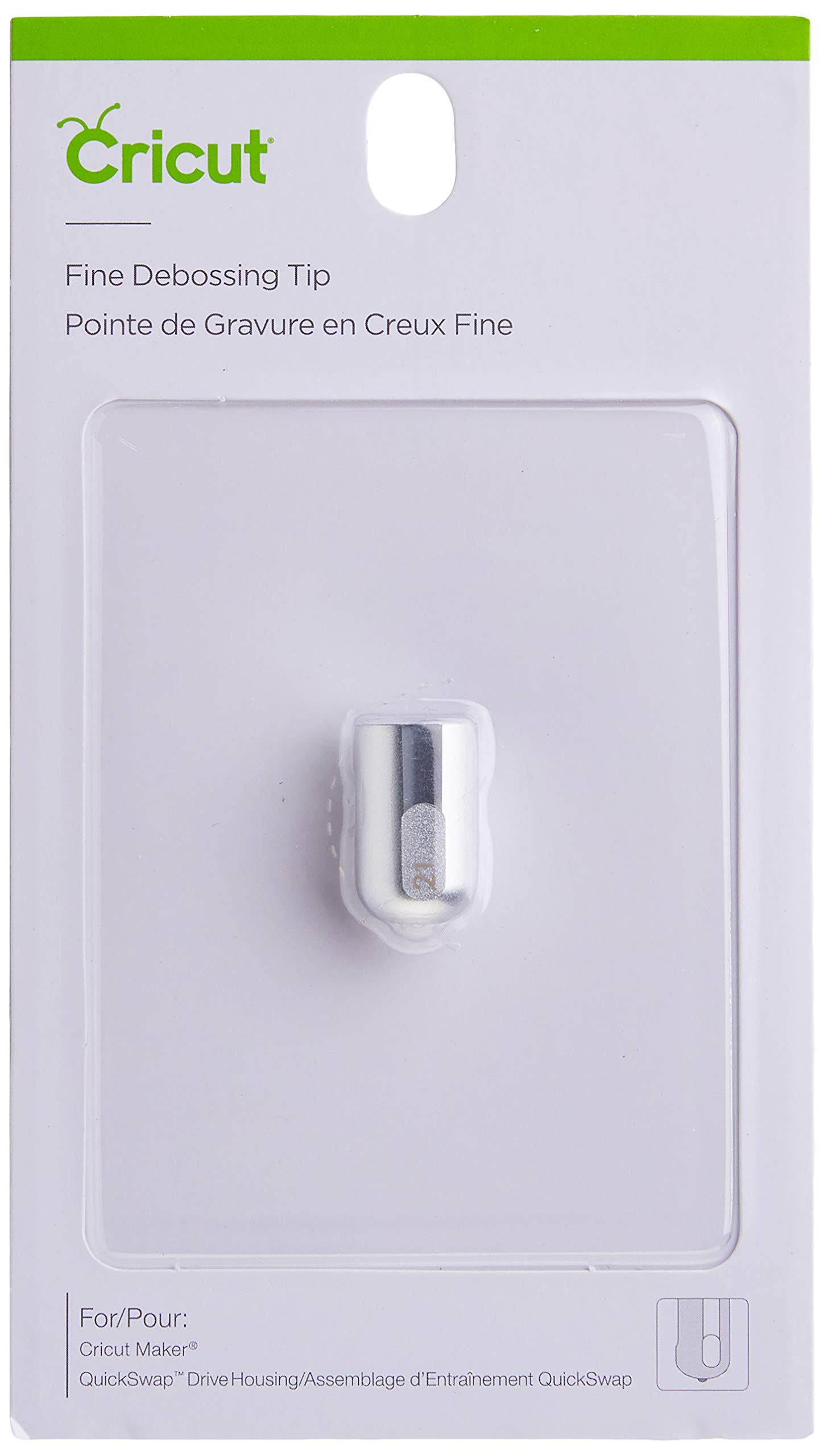 Cricut Tip, Fine QuickSwap Debossing, Silver | Amazon (US)