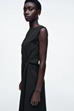 TWIST-DETAIL MIDI DRESS | COS (US)