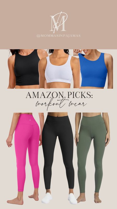 These are some of my favorite Amazon workout wear pieces! All the sports bras are bigger bust friendly and the leggings are petite friendly!! petite friendly leggings, fuller bust sports bra, bigger bust sports bra, workout wear, gym outfit

#LTKFitness #LTKStyleTip #LTKFindsUnder50