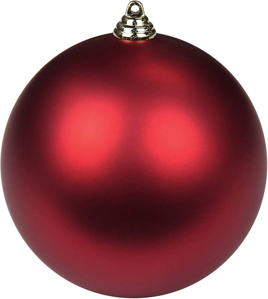Christmas Ornaments Balls 7.1" Large Christmas Decorations Xmas Tree Shatterproof Big Red Christm... | Amazon (US)