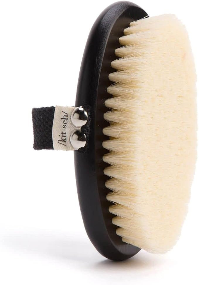 Kitsch Exfoliating Body Scrubber - Soft Vegan Bristle Dry Brush for Sensitive Skin | Gentle Back ... | Amazon (US)