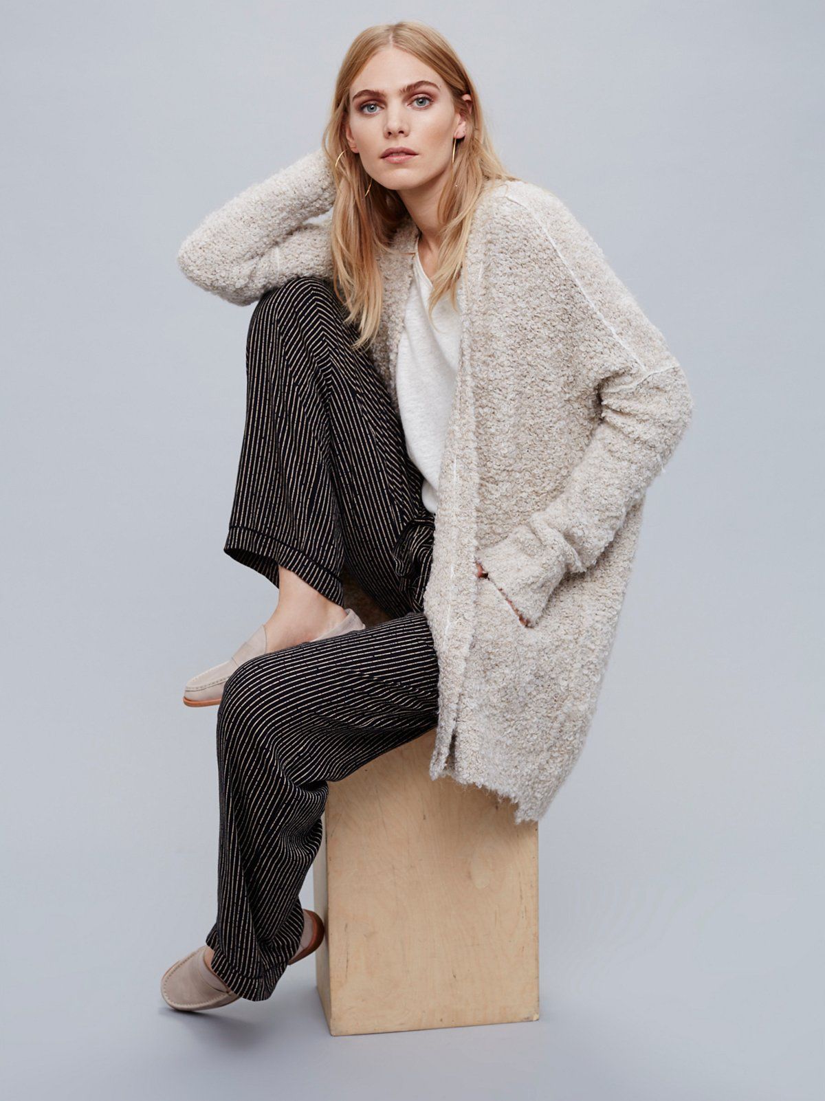 Boucle Slouch Cardi | Free People