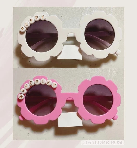 Personalized Sunglasses Custom Sunglasses Flower Sunglasses | Etsy | Etsy (US)