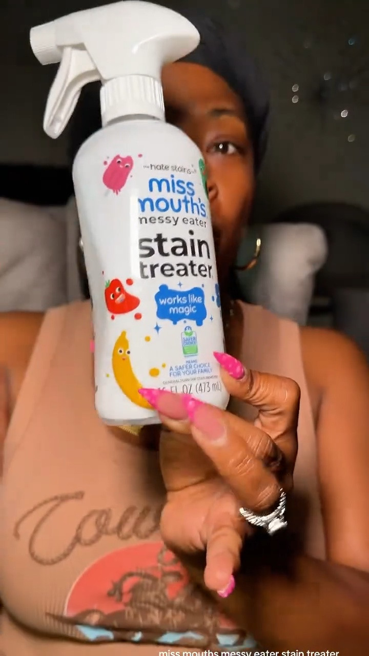 Not me discovering this works on dirty shoes too 😭 A few sprays and my sneakers looked SO much cleaner with barely any effort.👟✨ @missmouthstaintreater #StainRemover #SneakerCleaner #MessyEater #CleanShoes #ParentingEssentials

#LTKmomlife #LTKHome #LTKBaby