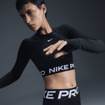 Nike Pro Women's Dri-FIT Cropped Long-Sleeve Top | Nike (US)