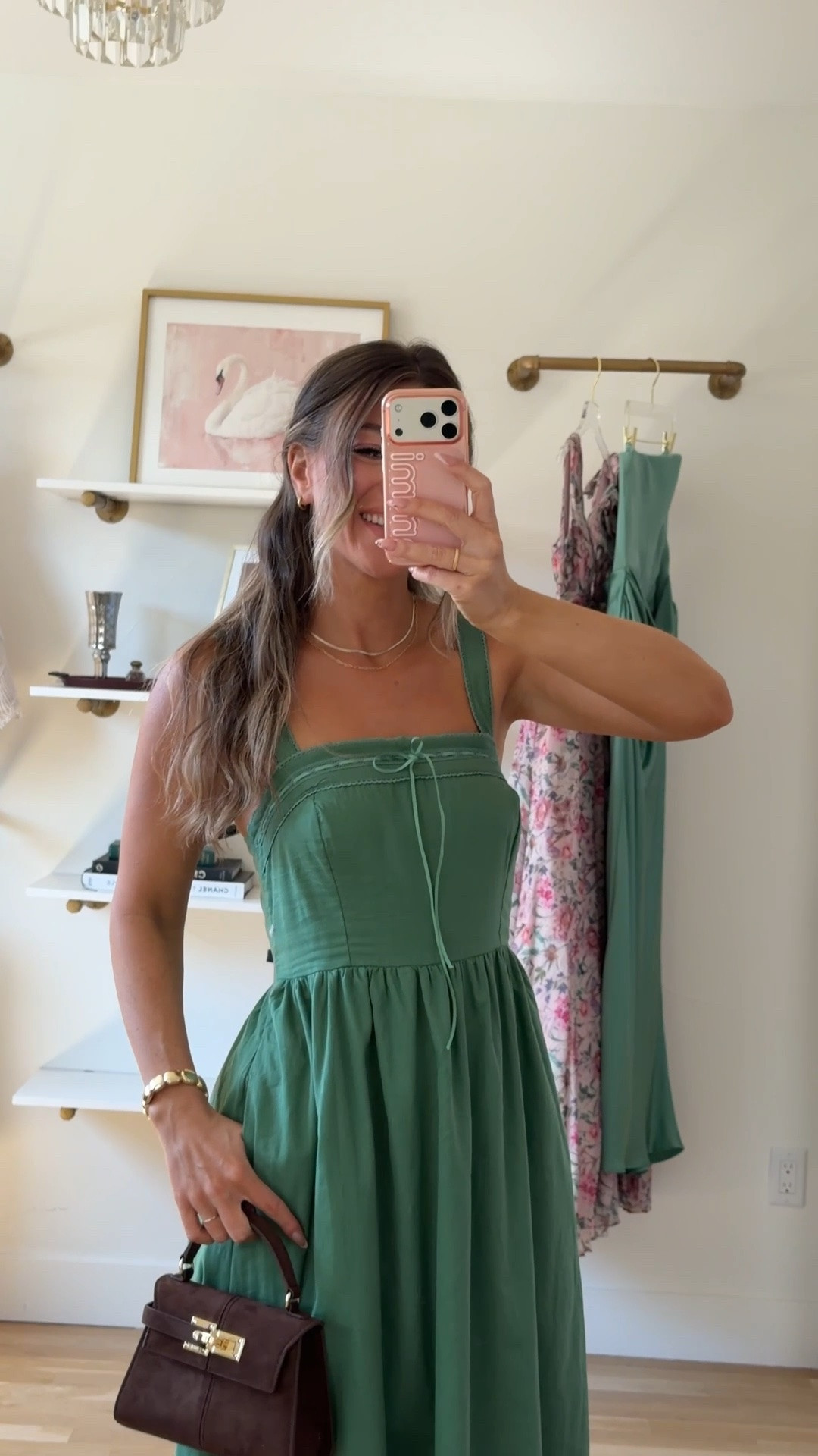 green midi with a tie-front square neckline and full skirt summer wedding guest dress for every girl 💍

I’m 5’4” & wearing my usual smalls/2

electric picks: emerson20

summer wedding guest dresses, wedding guest dresses, cocktail dresses, semi-formal dresses, black tie wedding guest dresses, destination wedding guest dresses, garden party dresses, wedding guest outfit ideas, fall dresses, autumn dress, bridal shower, babydoll dress

#LTKgrwm #LTKootd #LTKSeasonal