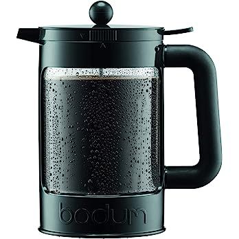 bodum K11683-01WM Bean Cold Brew Coffee Maker, 51 Oz, Jet Black | Amazon (US)