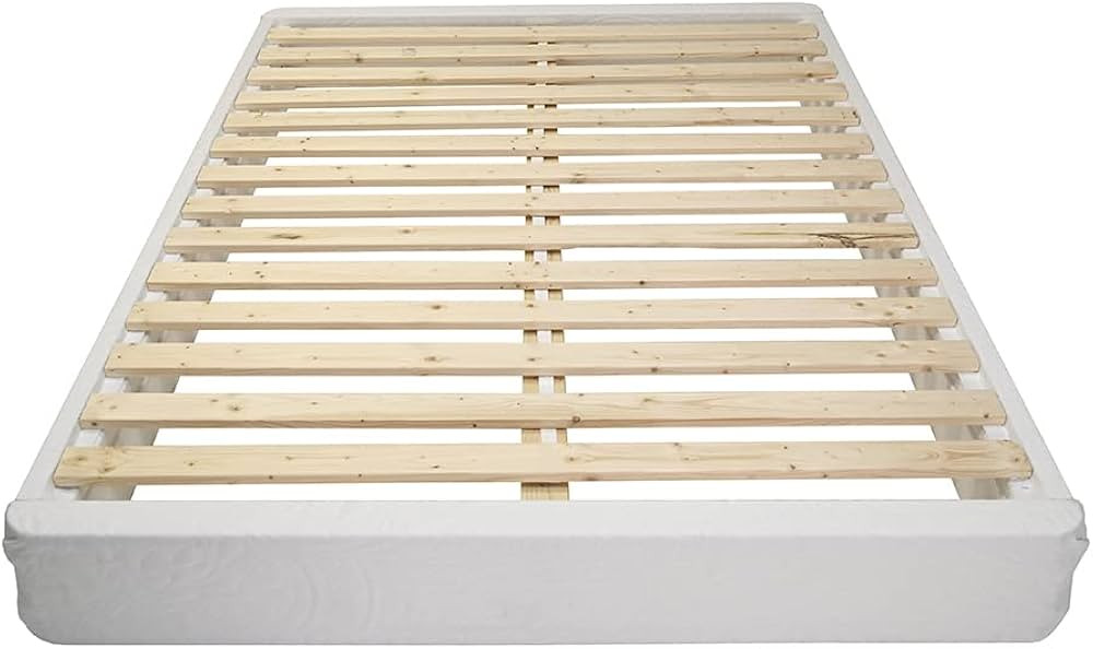 Happsy Organic Bed Foundation - Ready to Assemble Organic Foundation - Heavy Duty Bed Base - Eco-... | Amazon (US)