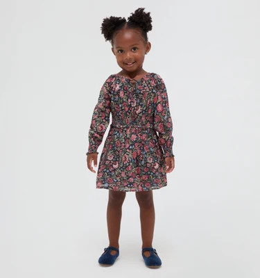The Tiny Gretta Dress -  Jacobean Sprig Jacobean Sprig / 4/5Y | Hill House Home US