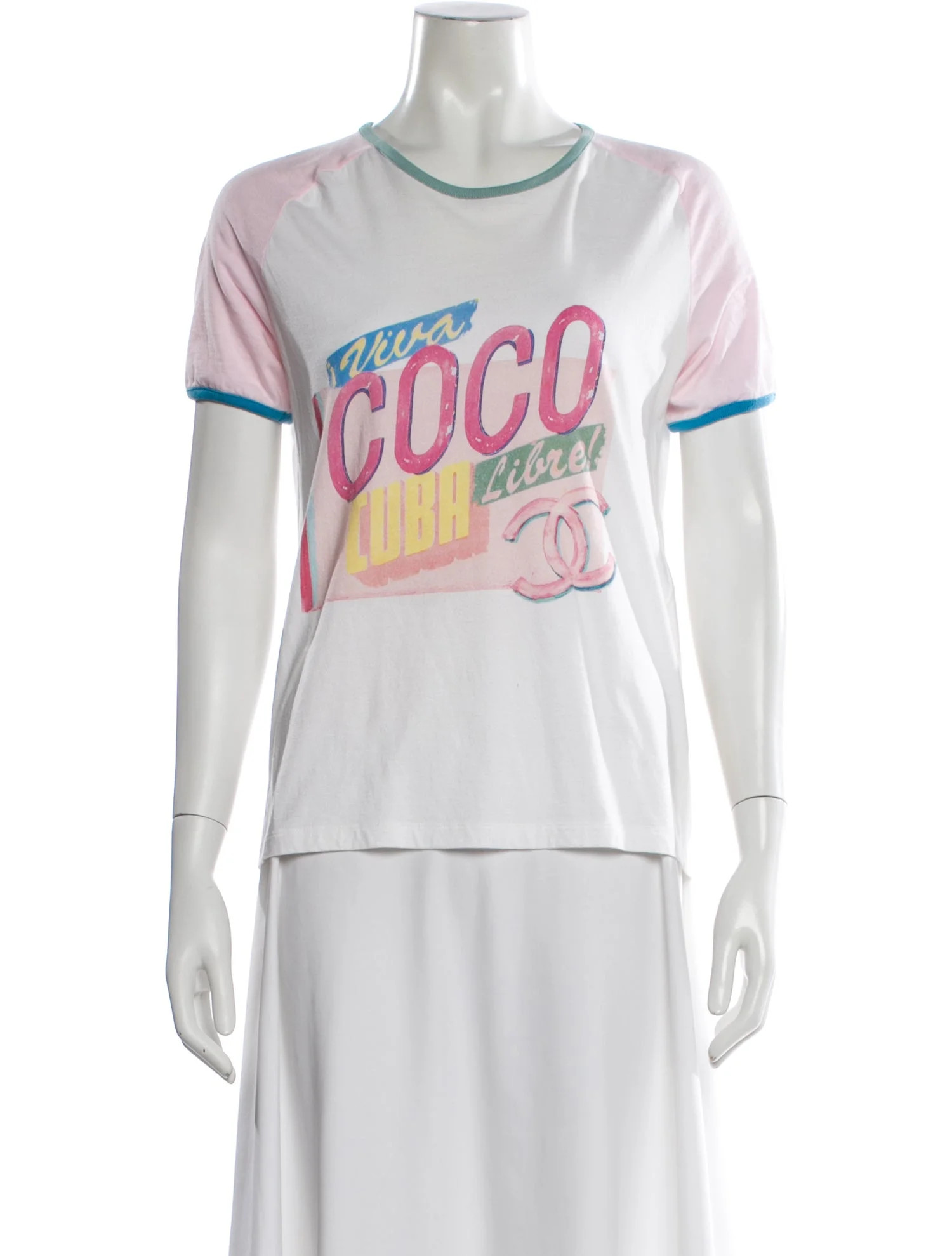 Chanel 2017 Paris-Cuba T-Shirt - Pink Tops, Clothing - CHA1423871 | The RealReal | The RealReal