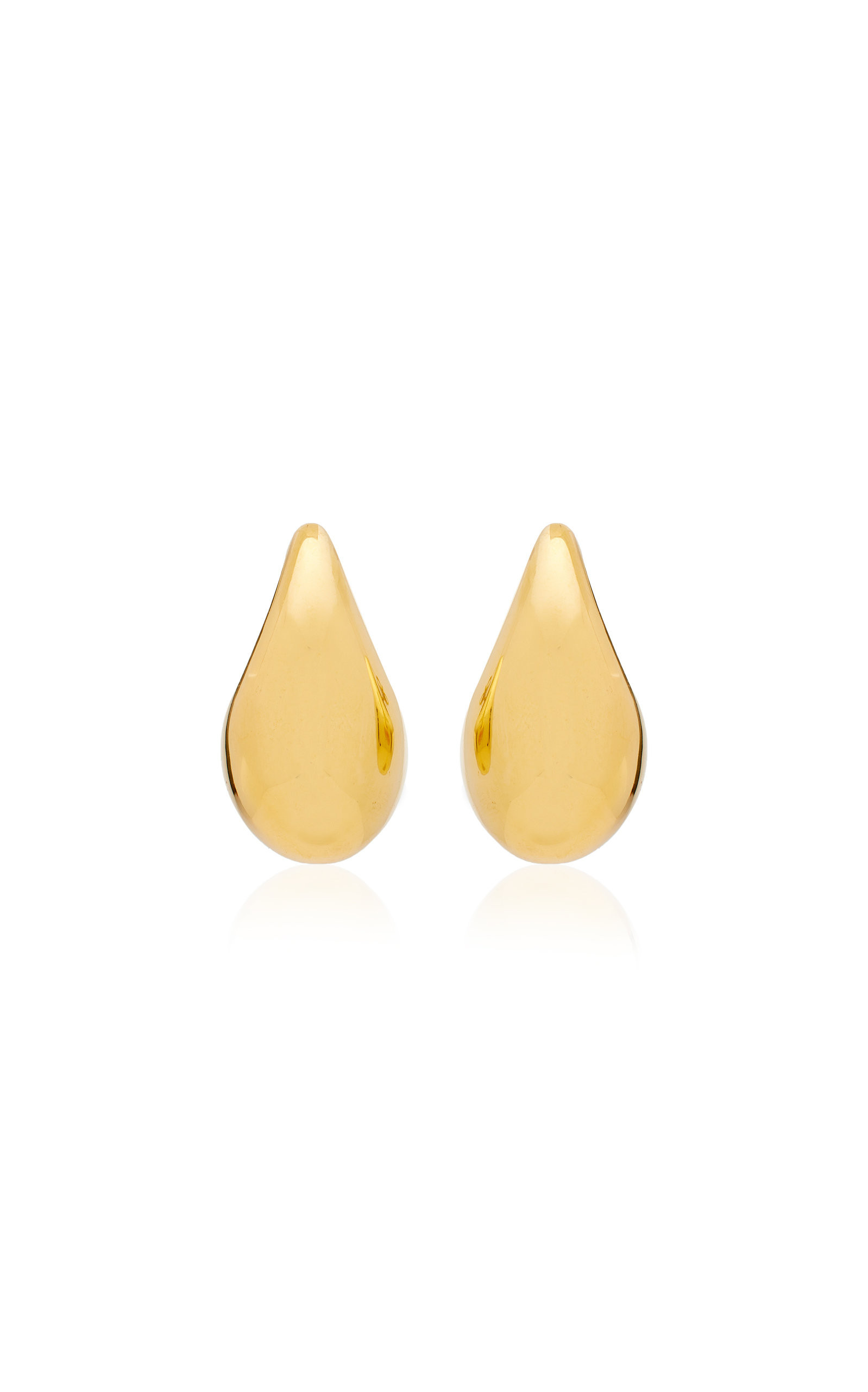 Bottega Veneta - 18K Gold-Plated Sterling Silver Earrings - Gold - OS - Moda Operandi - Gifts For Her | Moda Operandi (Global)