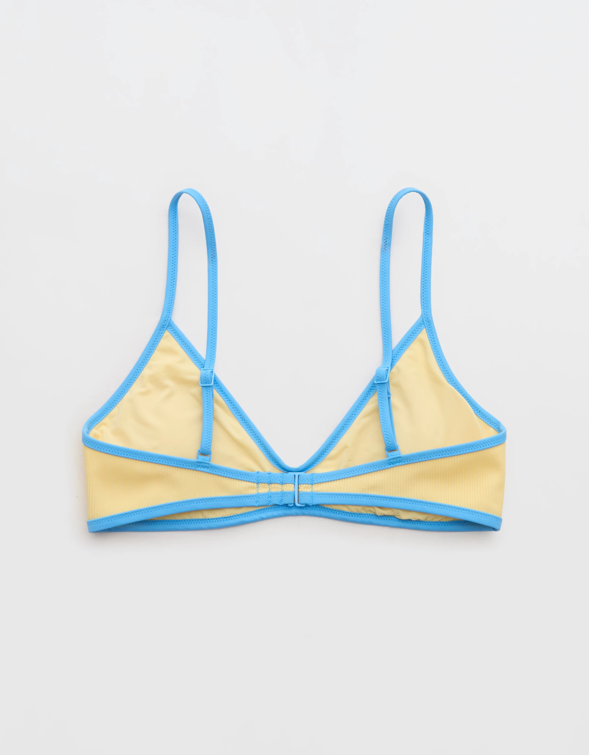 Aerie Skinny Strap Voop Ribbed Bikini Top | Aerie