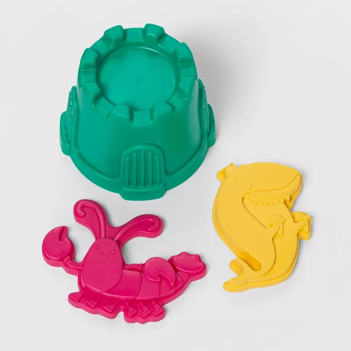 7pc Sand Bucket Set Rainbow - Sun Squad™ | Target