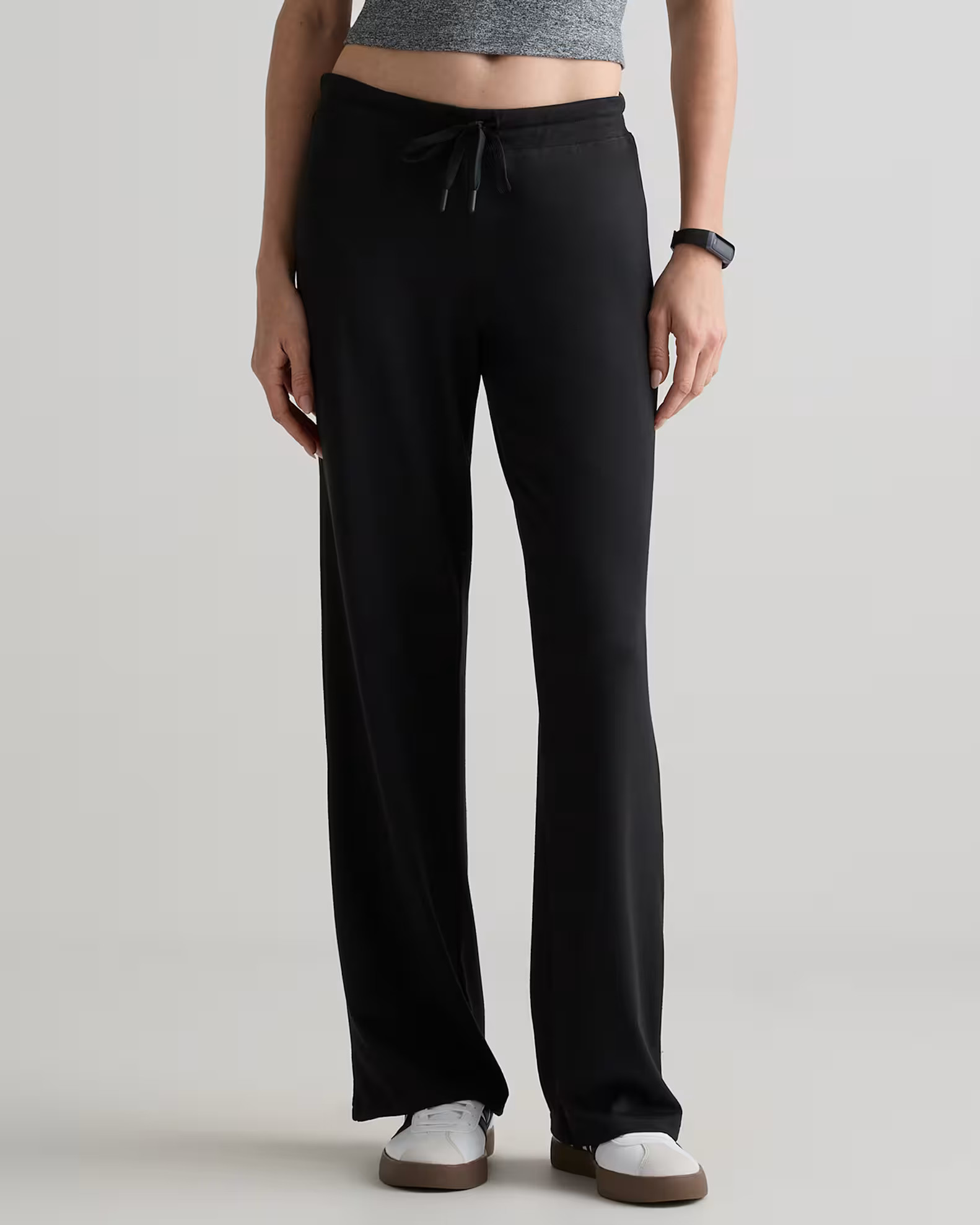 Flowknit Wide Leg Pants in Black | Quince