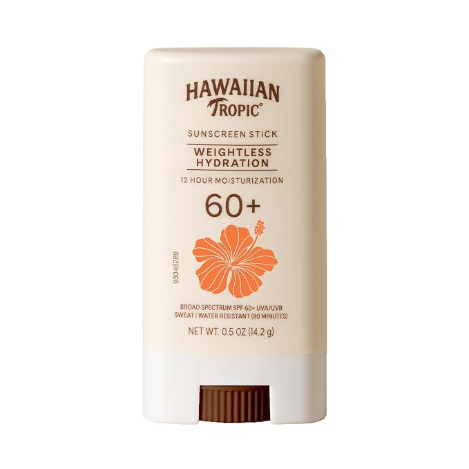 Hawaiian Tropic Weightless Hydration Sunscreen Stick SPF 60+, 0.5 Oz | Amazon (US)