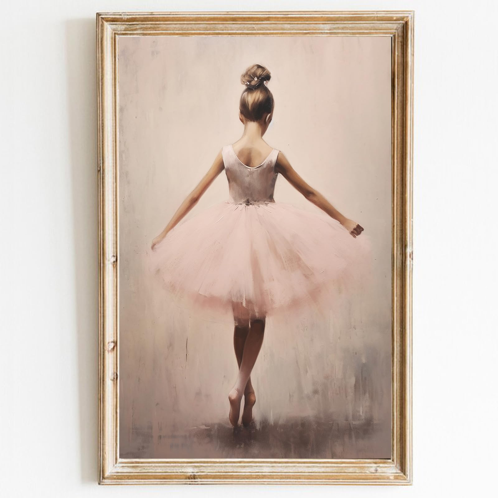 Ballet Girl Wall Art Ballet Dancer Paintings Dance Baby Nursery Art Canvas Ballet Girl Poster Bal... | Amazon (US)