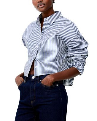 Alissa Striped Collared Shirt | Bloomingdale's (US)