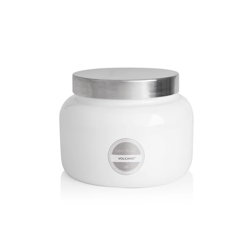 Capri Blue Volcano Scented Candles - Luxury Glass Jar Candles for Home Scented with Tropical Fruit & Sugared Citrus - Soy Wax Blend - Capri Blue Volcano - Jumbo White Color (48 oz) | Amazon (US)