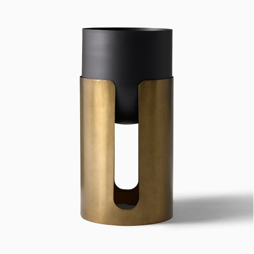 Ciro Metal Standing Planters | West Elm (US)