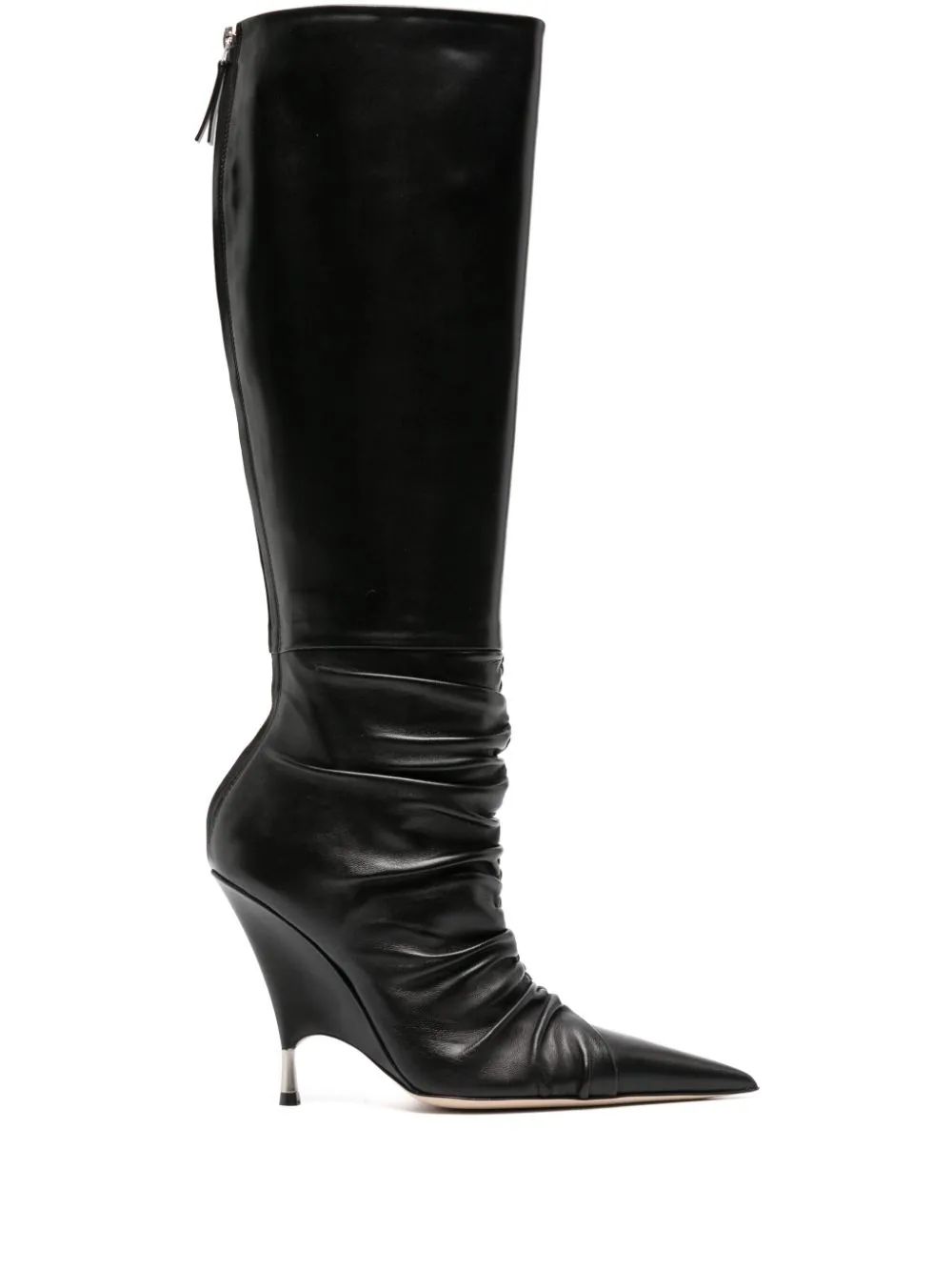 105mm leather boots | Farfetch Global
