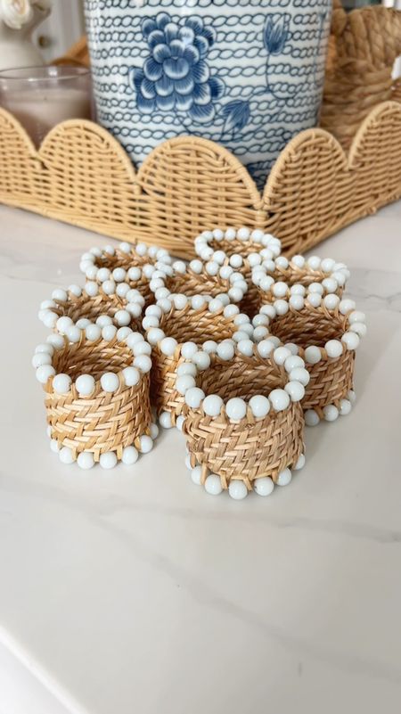 Just saw our woven beaded Tuckernuck dupe napkin rings are on clearance!! Snag them for under $4 each! 👏🏻👏🏻👏🏻 so cute and perfect for any tablescape 🤍

#LTKsalealert #LTKhome #LTKfindsunder50