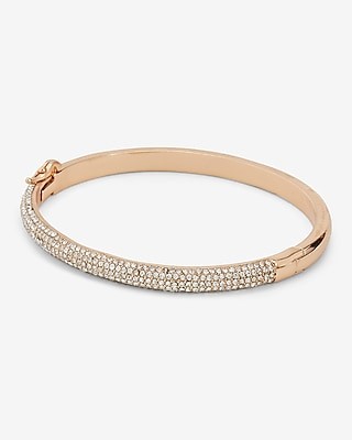 Pave Bangle Bracelet | Express