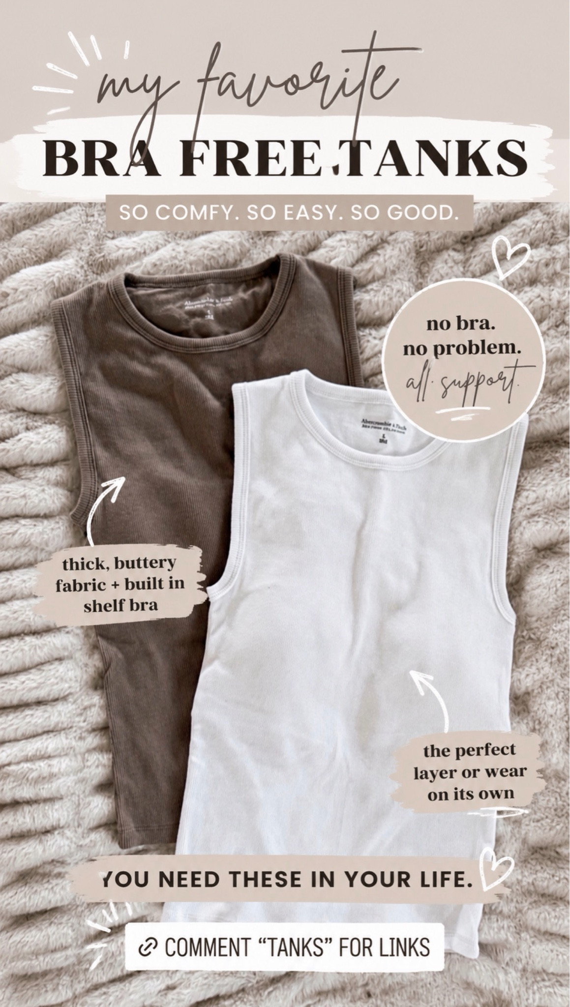 Must. Have. Bra free tanks!! I wear size
Small

#LTKootd #LTKSaleAlert #LTKOver40