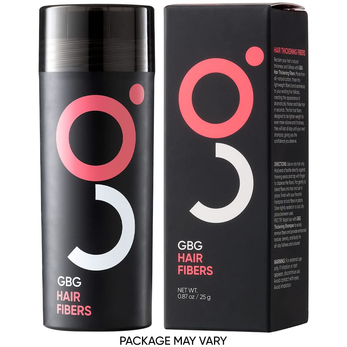GBG Womens Hair Fibers for Thinning Hair & Bald Spots (LIGHT BROWN) - Electrostatically Charged f... | Amazon (US)