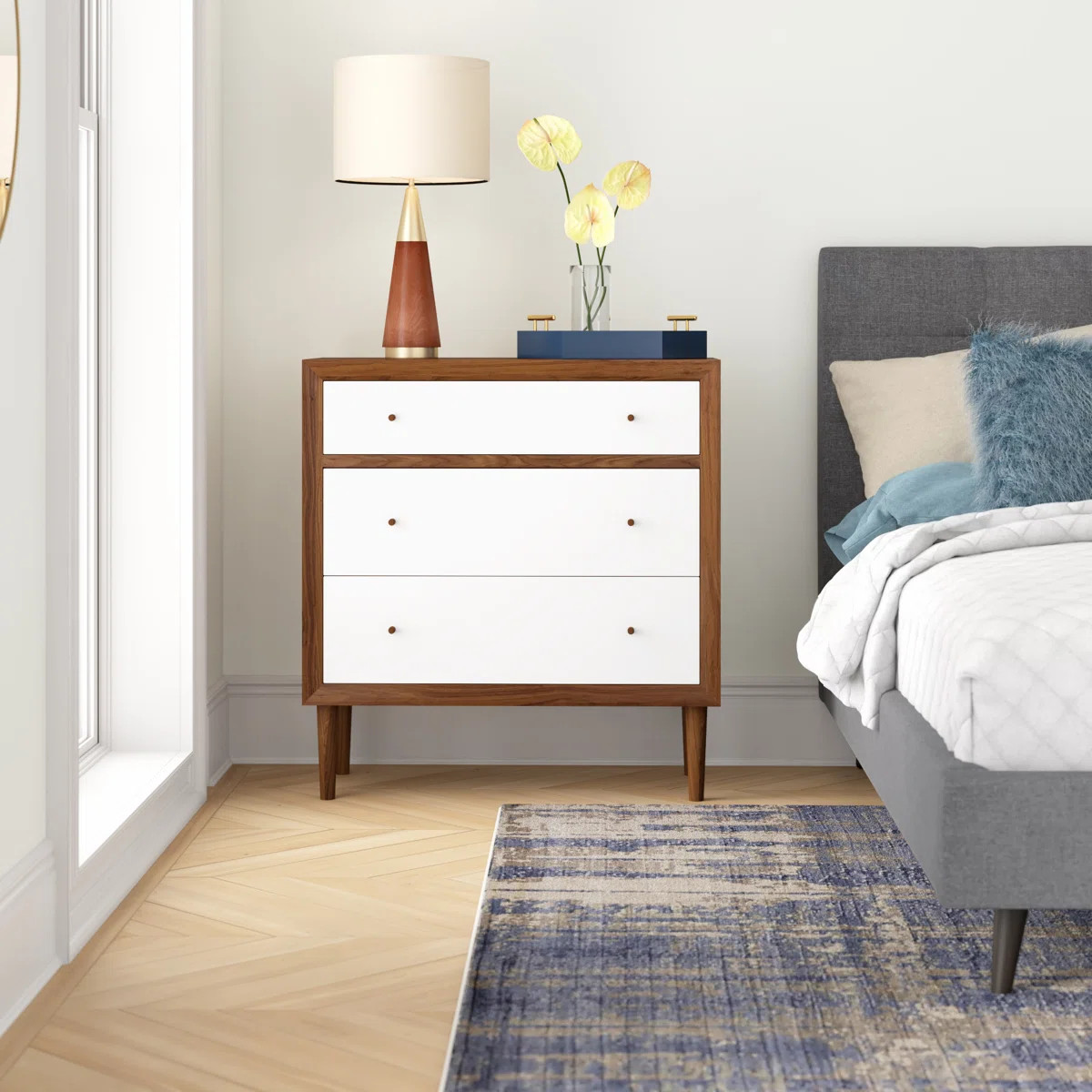George Oliver Kolar 3 Drawer Chest & Reviews | Wayfair | Wayfair North America