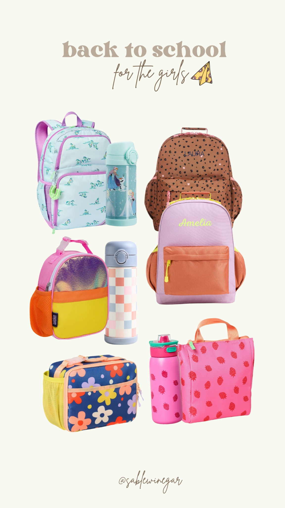 Girls backpack, lunch box, back to school, preschool, kindergarten 

#LTKKids #LTKFamily #LTKBacktoSchool